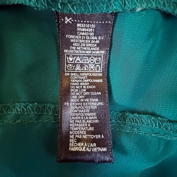 Sheer Flowy Teal Top SzS Black Lace Butterfly Sleeve Scoop Neck Y2K Fairy Grunge - Picture 4 of 6